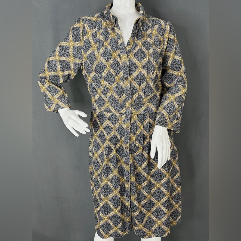 Anthropologie Maeve Women’s Wightwick Manor Corduroy Cotton Shirtdress Size 0